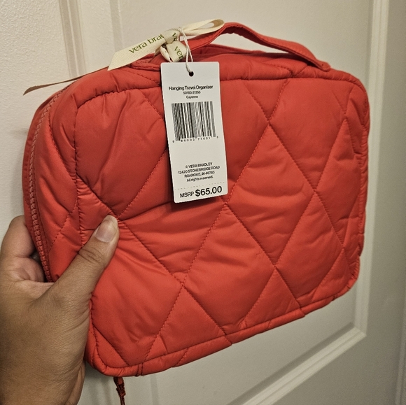 NWT Vera Bradley Hanging Travel Organizer -cayenne - Picture 3 of 6